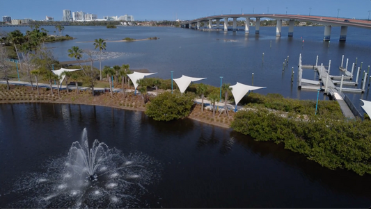 Waterfront View with ISB (International Speedway Bridge) in Daytona Beach